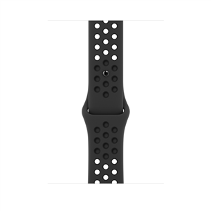 Replacement strap Apple Watch 45mm Anthracite/Black Nike Sport Band - Regular ML883ZM/A