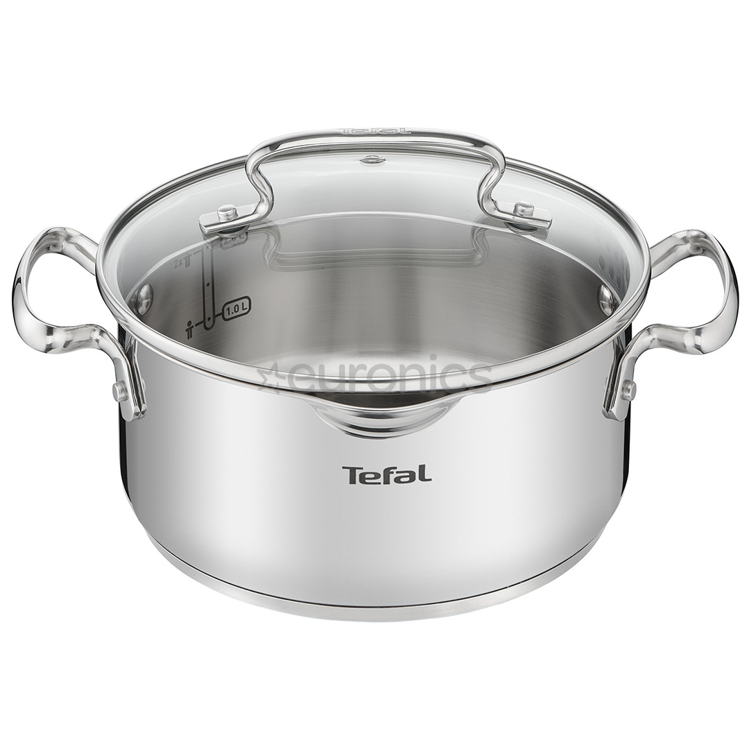 Tefal Duetto+, диаметр 20 см, нерж. сталь - Кастрюля с крышкой