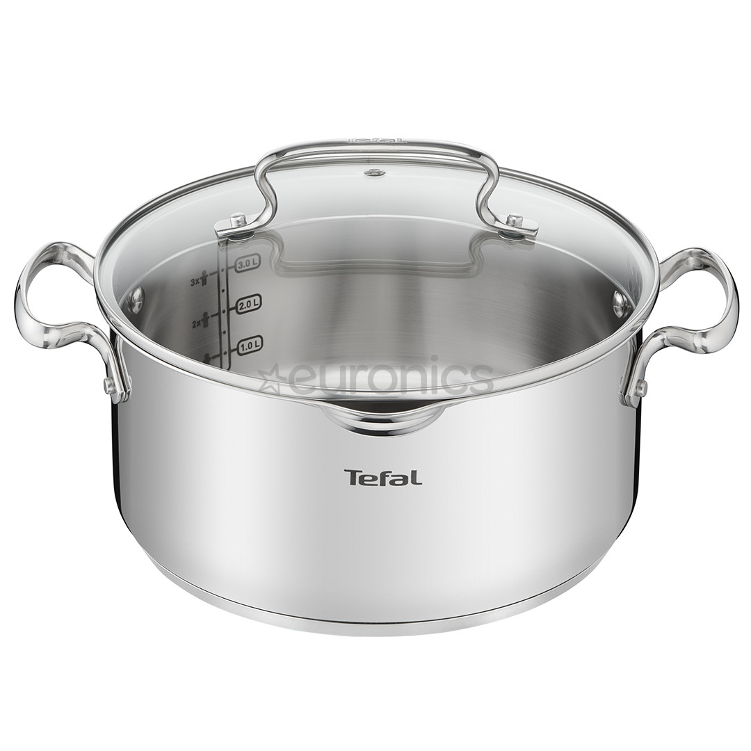 Tefal Duetto+, diameter 24 cm, 5 L, grey- Stewpot