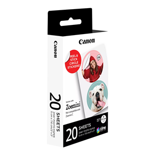 Canon ZINK Sticker Pack, 20 loksnes - Fotopapīrs 4967C003