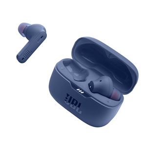 JBL Tune 230, zila - Bezvadu austiņas JBLT230NCTWSBLU