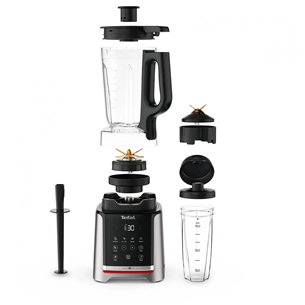 Tefal Infinity Mix+, 1600 W, 1.75 L + 600 ml, silver/black - Blender + bottle