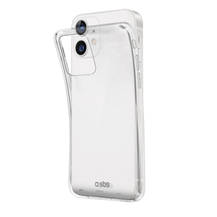 SBS, iPhone 13 mini, poliuretāns, caurspīdīga – Apvalks viedtālrunim TESKINIP1354T