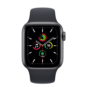 Apple Watch SE GPS, 40mm Space Grey/Midnight, Regular - Smartwatch