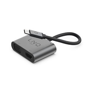 Adapteris 4 in 1 USB-C Multiport Hub, Linq LQ48001