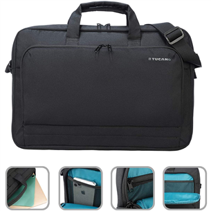 Tucano Star, 17.3", black - Notebook Bag