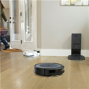 iRobot Roomba i3+, automātiskās attīrīšanās stacija, melna - Robots putekļu sūcējs