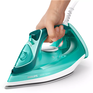 Philips 3000, 2400 W, white/green - Steam iron