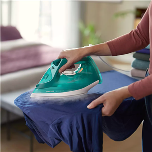 Philips 3000, 2400 W, white/green - Steam iron