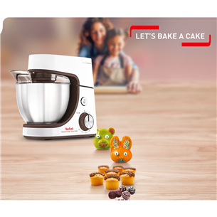 Tefal Masterchef Gourmet Baking With Kids, 4.6 L, 1100 W, balta - Virtuves kombains