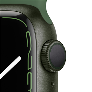 Apple Watch Series 7 GPS, 41 mm, zaļa - Viedpulkstenis