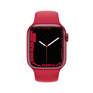 Apple Watch Series 7 GPS, 41 mm, (PRODUCT)RED - Viedpulkstenis