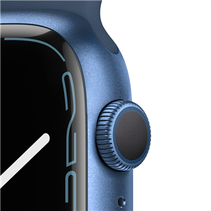 Apple Watch Series 7 GPS, 45 мм, Blue, Regular - Смарт-часы