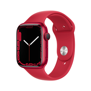 Apple Watch Series 7 GPS, 45 mm, (PRODUCT)RED - Viedpulkstenis MKN93EL/A