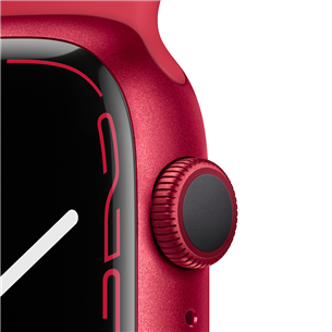 Apple Watch Series 7 GPS, 45 mm, (PRODUCT)RED - Viedpulkstenis