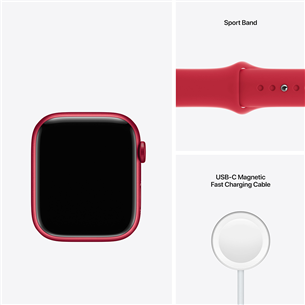 Apple Watch Series 7 GPS, 45 mm, (PRODUCT)RED - Smartwatch