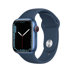 Apple Watch Series 7 GPS + Cellular, 41мм Blue, Regular - Смарт-часы MKHU3EL/A