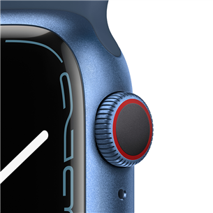 Apple Watch Series 7 GPS + Cellular, 41 mm, zila - Viedpulkstenis