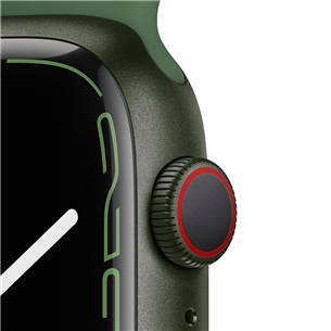 Apple Watch Series 7 GPS + Cellular, 45 mm Green, Regular - Smartwatch