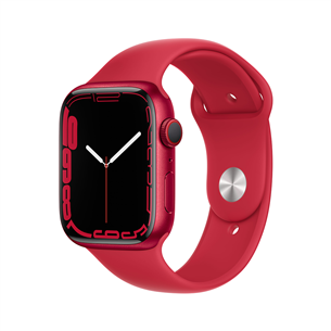 Apple Watch Series 7 GPS + Cellular, 45 mm, (PRODUCT)RED - Viedpulkstenis MKJU3EL/A