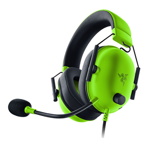 Razer BlackShark V2 X, zaļa - Austiņas ar mikrofonu