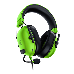 Razer BlackShark V2 X, zaļa - Austiņas ar mikrofonu