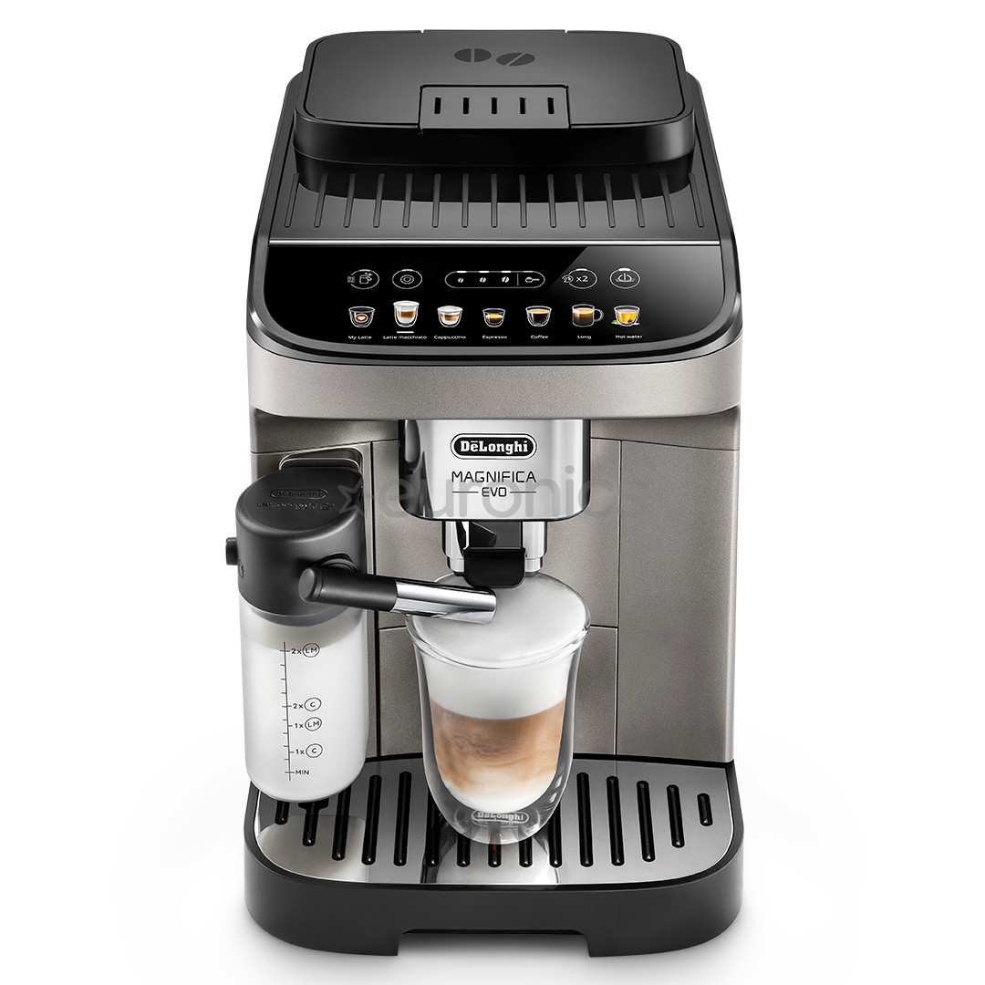 DeLonghi Magnifica EVO, черный/титановый - Кофемашина