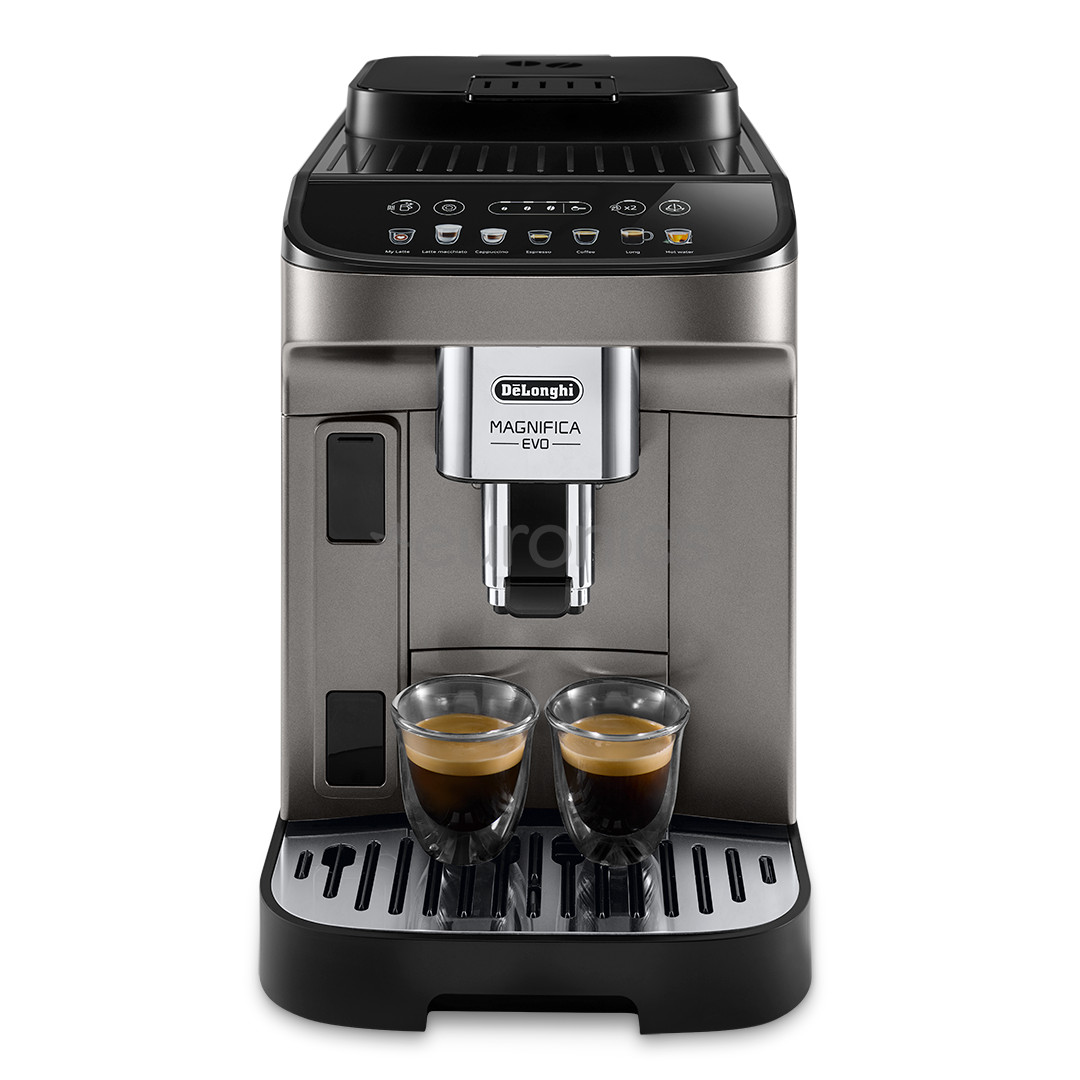 DeLonghi Magnifica EVO, черный/титановый - Кофемашина