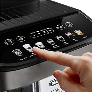 DeLonghi Magnifica EVO, melna/titāna - Kafijas automāts