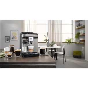 DeLonghi Magnifica EVO, melna/titāna - Kafijas automāts