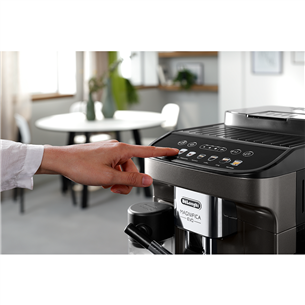 DeLonghi Magnifica EVO, melna/titāna - Kafijas automāts