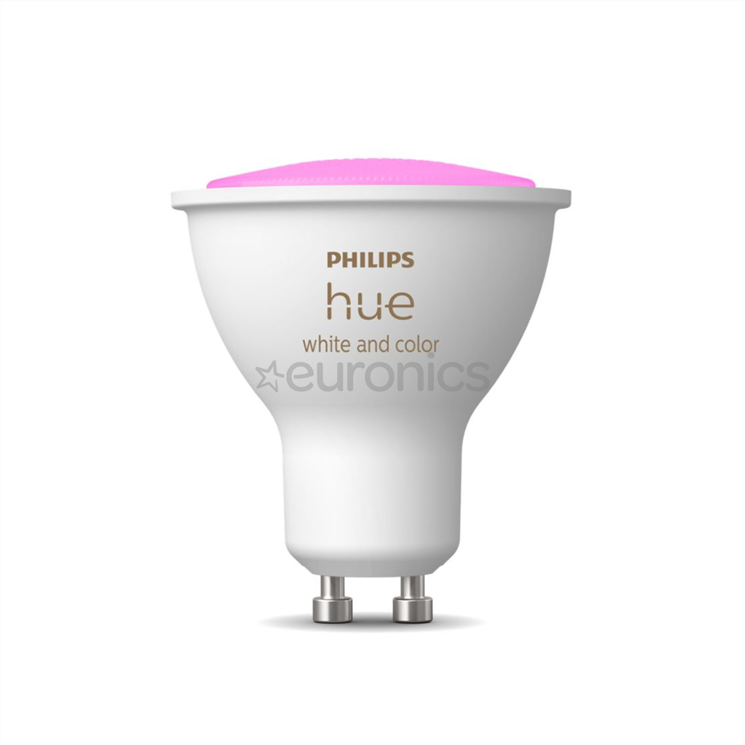 Philips Hue White and Color Ambiance Bluetooth, GU10, цветной - Умная лампа