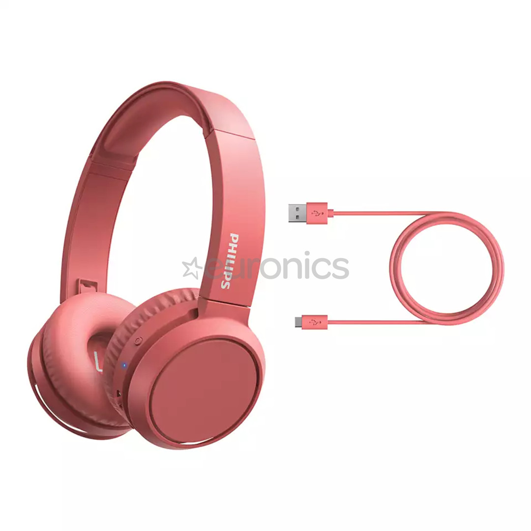 Philips TAH-4205, красный - Накладные беспроводные наушники