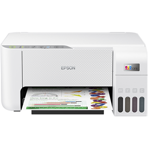 Epson EcoTank L3256, WiFi, белый - Многофункциональный цветной принтер