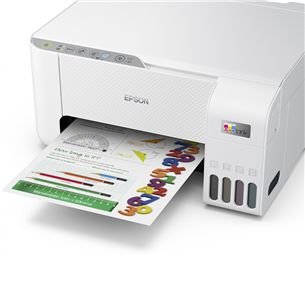 Epson EcoTank L3256, WiFi, белый - Многофункциональный цветной принтер