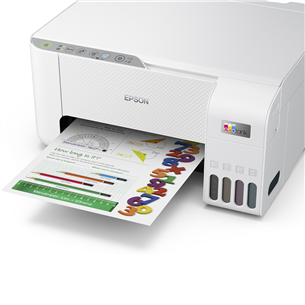 Epson EcoTank L3256, WiFi, белый - Многофункциональный цветной струйный принтер