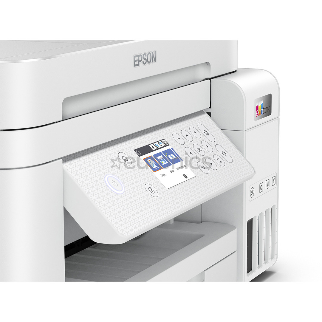 Epson L6276, WiFi, LAN, дуплекс, белый - Многофункциональный цветной струйный принтер