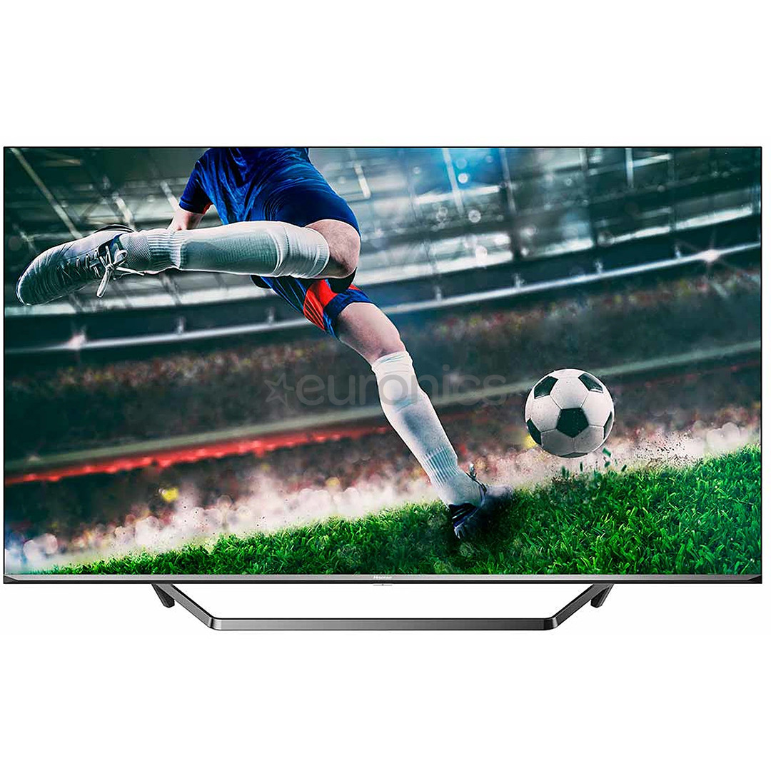 Hisense LCD 4K UHD, 55'', centra statīvs, melna - Televizors
