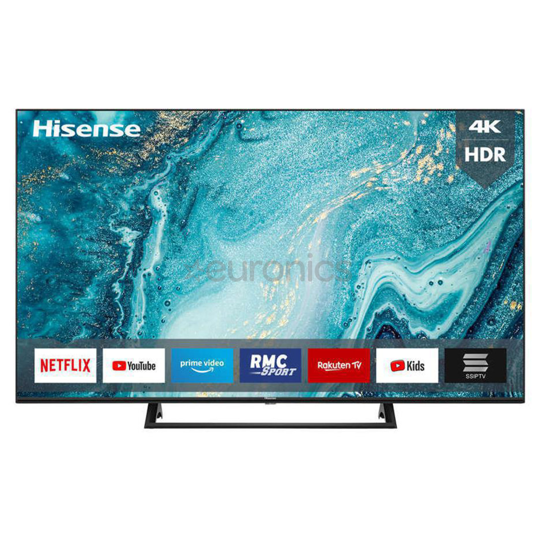Hisense LCD 4K UHD, 50'', центральная подставка, черный - Телевизор