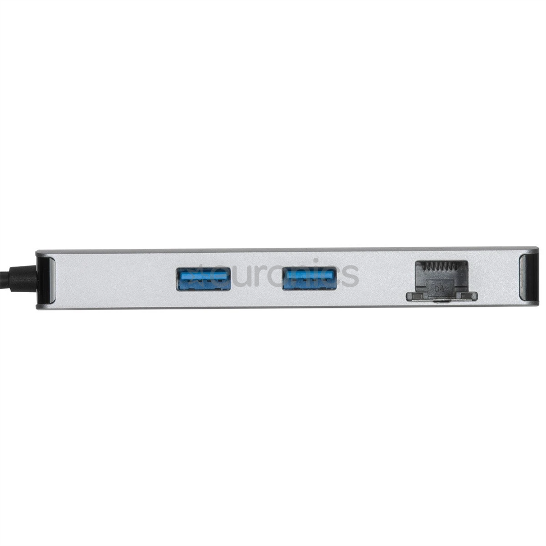 Targus USB-C Dual HDMI 4K Docking Station, USB-C, 2x HDMI, 100 W, pelēka - Portatīvā datora dokstacija