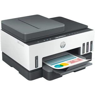 HP Smart Tank 750, BT, WiFi, LAN, duplex, white/gray - Multifunctional Color Inkjet Printer