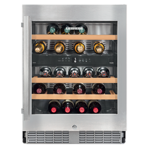 Liebherr Vinidor, 34 bottles, height 83 cm, inox - Wine Cooler WTES1672-22