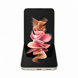 Samsung Galaxy Flip3 5G, 128 ГБ, бежевый - Смартфон