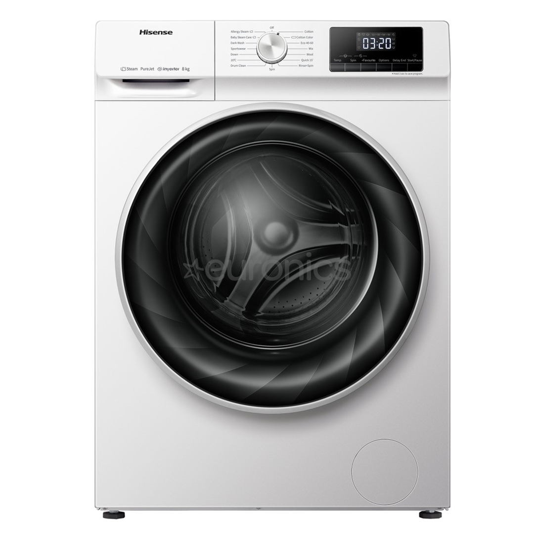 Hisense, 8 kg, depth 51 cm, 1400 rpm - Front Load Washing Machine