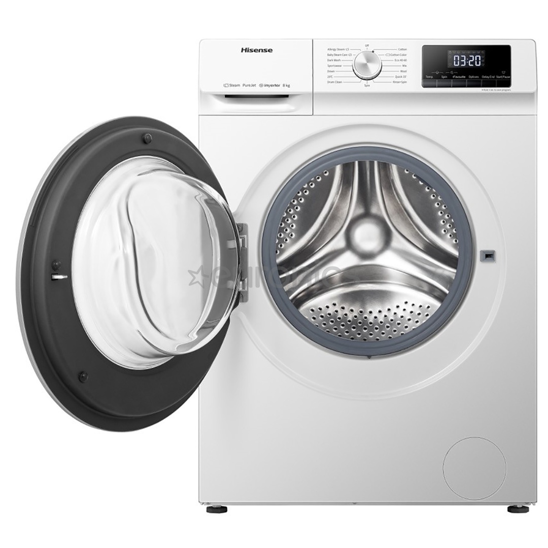 Hisense, 8 kg, depth 51 cm, 1400 rpm - Front Load Washing Machine
