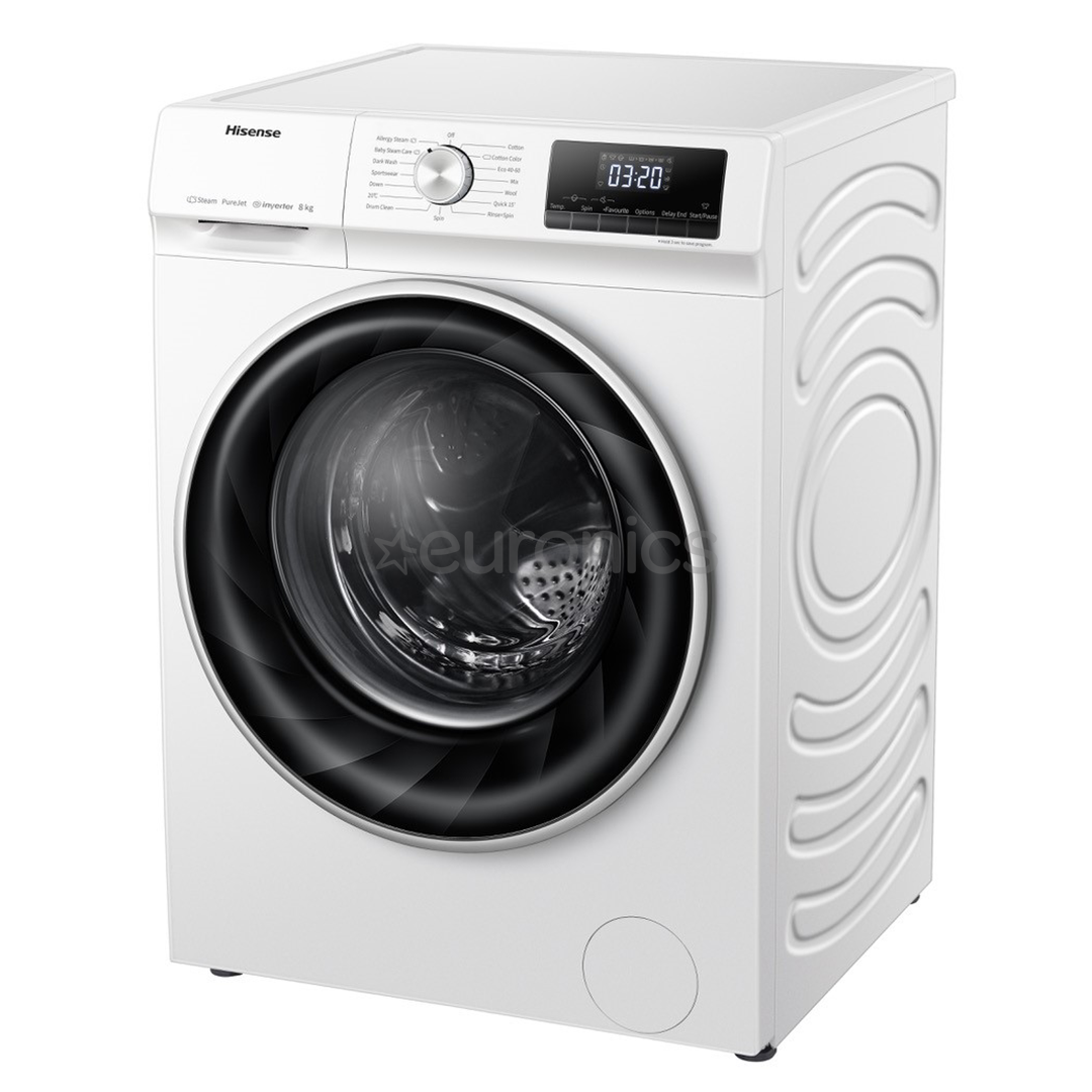 Hisense, 8 kg, depth 51 cm, 1400 rpm - Front Load Washing Machine