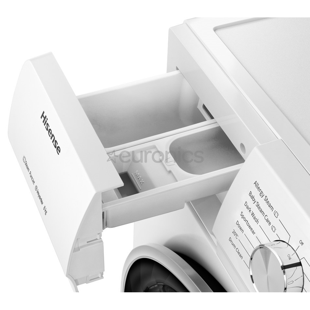 Hisense, 8 kg, depth 51 cm, 1400 rpm - Front Load Washing Machine
