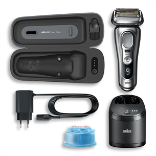 Braun Series 9 Pro Wet&Dry, серебристый/черный - Бритва 9477CC