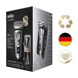 Braun Series 9 Pro Wet & Dry, black/silver - Shaver