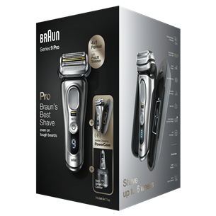 Braun Series 9 Pro Wet & Dry, black/silver - Shaver